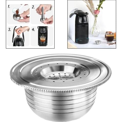 Refillable Reusable Coffee Capsule Adapter Filters for Machine