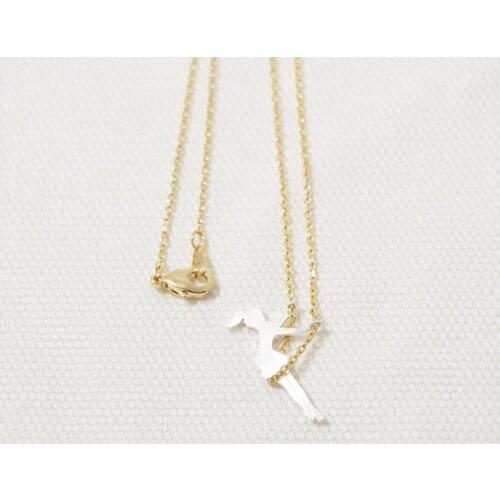 Fashion little girl swing necklace