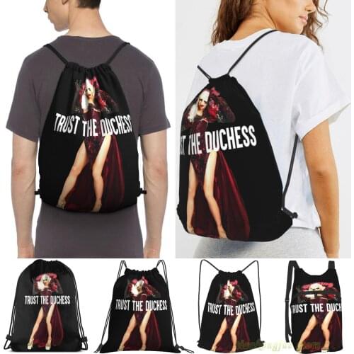 Men Outdoor Travel Drawstring Backpack Bags Alyssa Edwards - Trust The Duchess Women Sports Travel Bag Fitness Swimming Bag