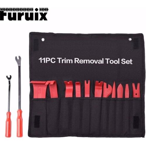 FURUIX Auto Trim Removal Tool Set Car Auto Radio Audio Repair Kit Door Dash Trim Pry Clip Stereo Panel Installer