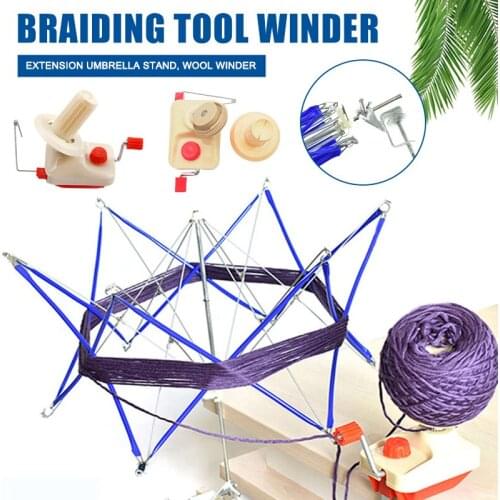 Hand Operated Yarn Winder Fiber Wool String Wool Ball Thread Skein Cable Winder Machine for DIY Sewing Making Repair Craft Tools
