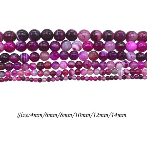 Natural Stone Deep Red Veins Loose Beads Round Carnelian DIY Beaded for Women Jewelry Making Bracelets Necklaces J122