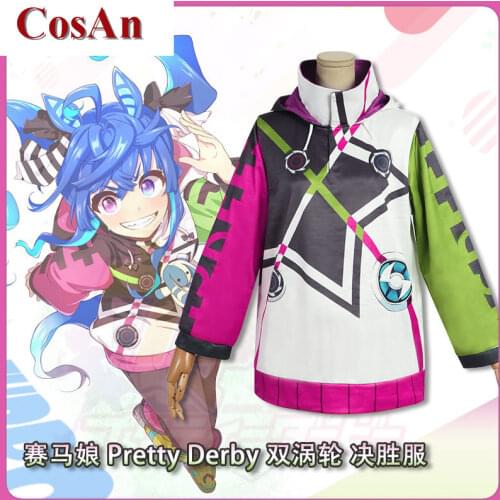 New Game Umamusume: Pretty Derby Twin Turbo Cosplay Costume Fashion Hoodie Uniform Unisex Activity Party Role Play Clothing