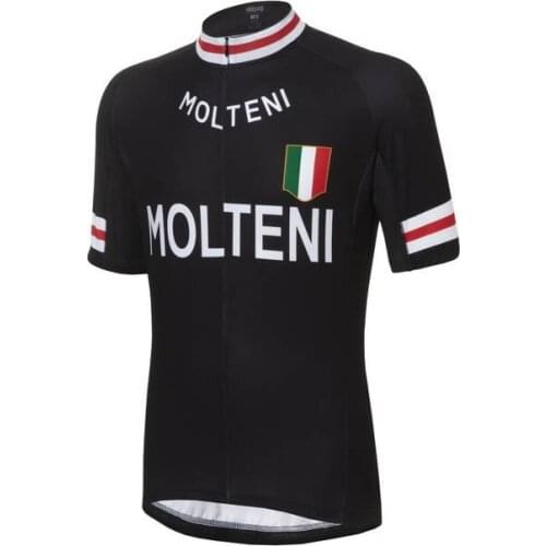 2018 MOLTENI NEW Retro Classical Mens Only Cycling Jersey Short Sleeve Bicycle Clothing Quick-Dry Riding Bike Ropa Ciclismo