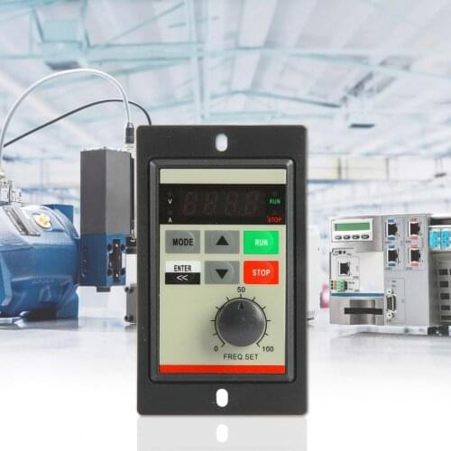 220V 0.2/0.4/0.75kW Mini Variable Frequency Converter Drive Single Phase Input Inverter Electrical Equipment Power Supplies