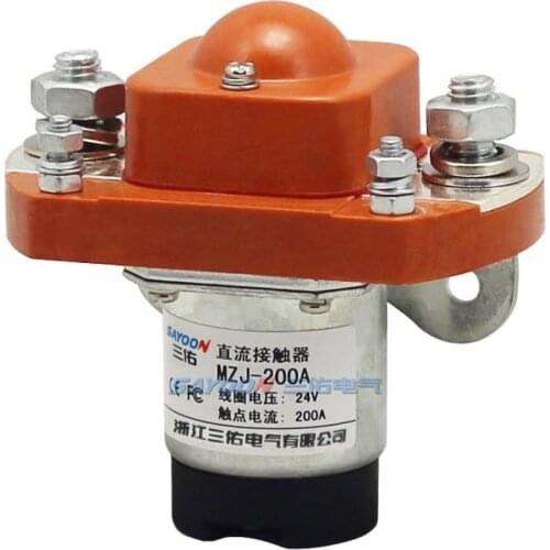SAYOON MZJ-200A DC 200A contactor used for electric vehicles, engineering machinery and so on
