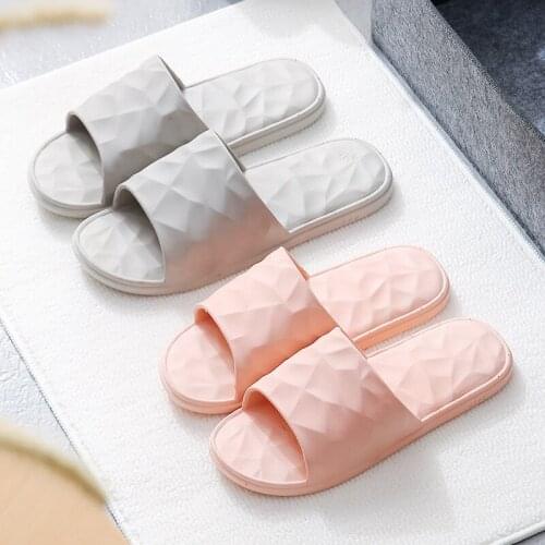 Bathroom cool slippers womens home couple anti slip indoor 2019 home bath mens slippers summer