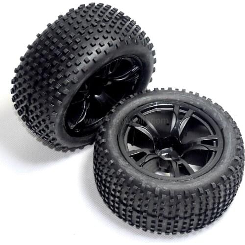 SST Part 09306 Wheel Complete 2pcs for 1/10 Scale RC Model Buggy Truggy Truck Spare Parts