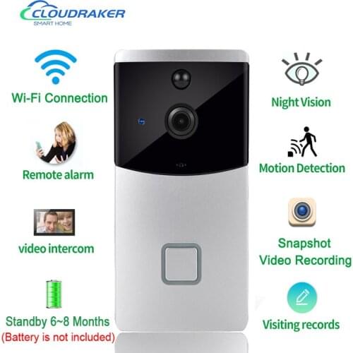 Video Doorbell Smart Wireless WiFi Security Door Bell Visual Recording Home Monitor Night Vision Intercom door phone