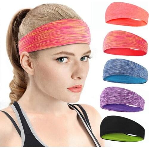 Yoga Headband Sport Sweatband Running Sport Hair Band Turban Outdoor Gym Sweatband Sport Bandage