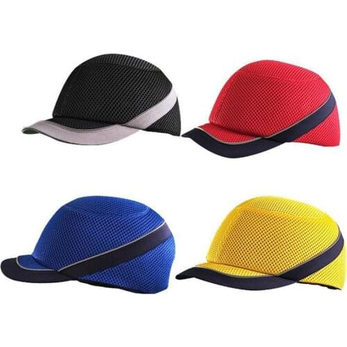 Bump Cap Safety Helmet Work Safety Hat Breathable Security Lightweight Helmets Baseball Style For Outside Door Workers GMZ-32