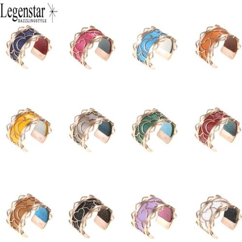 2020 Moon and Stars Creative Open Rings for Women Delicate Fashion Reversible Leather Finger Rings Anillos Mujer Bijoux Bague