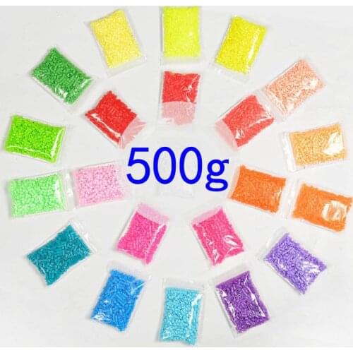 0.5kg/bag 5mm Perler Hama Beads Puzzle Toys Kids perler Education Diy Toys 3D Puzzle PUPUKOU Beads