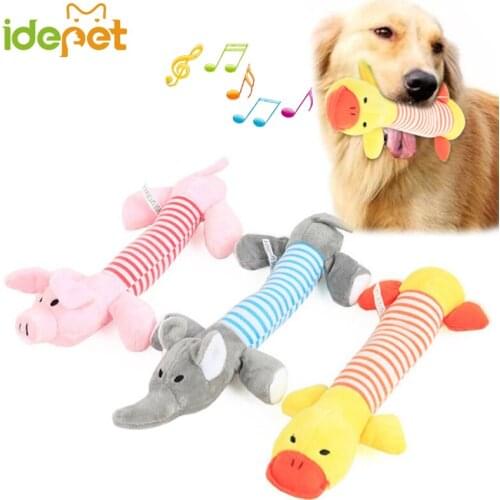 1PCS Dog Chew Toys Cloth Durability Vocalization Dolls Bite Toys Squeaky for Dog Accessories Pet Dog Products High Quality 6c4