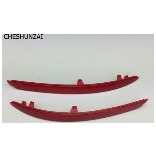 2 Pieces for Octavia 2010-2014 Rear Bumper Lights Left and Right Bar Reflector Lamp 1ZD 945 105 106