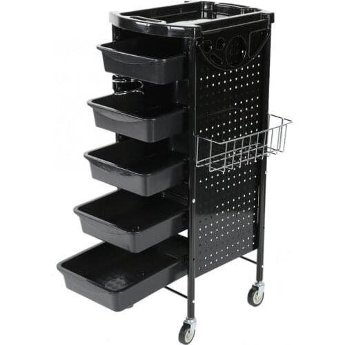 6 Tiers Storage Rack Trolley Cart With Wheels For Hair Salon & Beauty Salons Tottoo Body Art Storage Hair Stying Salon Barber
