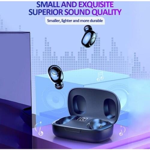 50SETS TWS Wireless Bluetooth Mini Headphones waterproof Stereo Sports Earbuds Noise Canceling In-Ear Hands-free Microphone