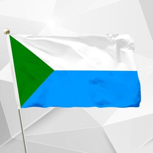 Russia Khabarovsk Krai Flag 150X90cm (3x5FT) 120g 100D Polyester Double Stitched High Quality Free Shipping