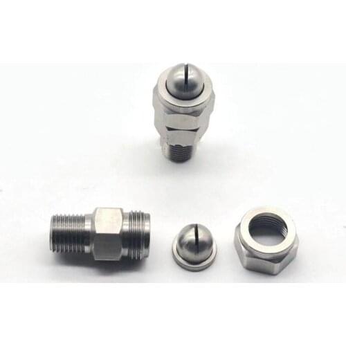 Stainless steel nozzle Cleaning slot nozzle flat fan spray nozzles Slotted blow nozzles are widely used in industrial cleaning