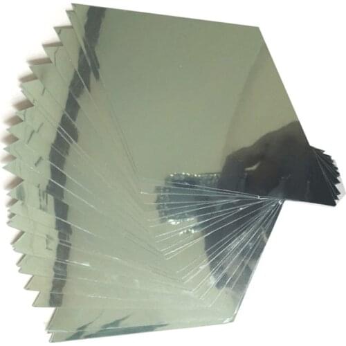 Square Mirror Surface Film Wall Stickers Adhesive Decoration 15 CM X 15 CM Mirror Reflection Self-Adhesive Furniture