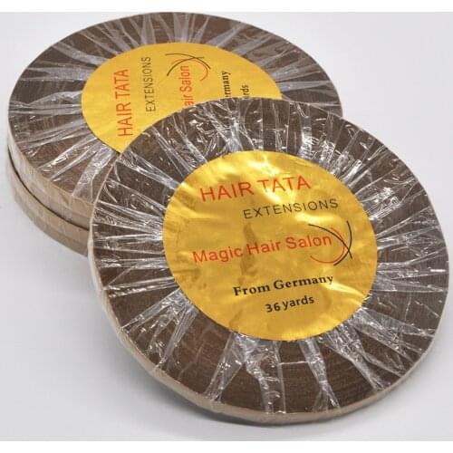 36yards TATA Hair Extension Support Double Side Adhesive Tape For Tape Hair Extension Magic Hair Salon Tape