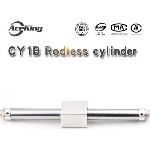 Magnetic couple type rodless cylinder cy1b10/15/20cy3b25/32-100-200-300-400-500rms6/15/20/25s sliding table cylinder CY1B20H