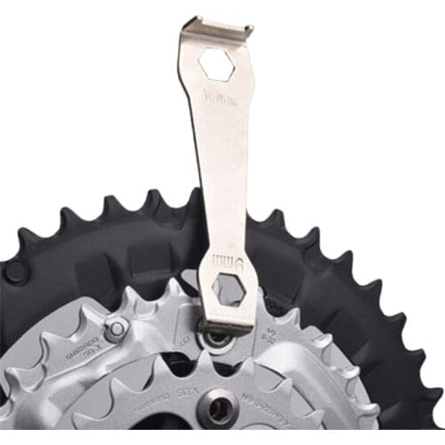 MTB Bike Crankset Chain Tool Crankset Chainring Bolt Wrench Spanner Repair Tool