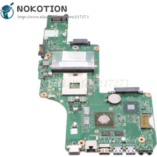 NOKOTION For Toshiba Satellite S855 C855 L855 Laptop Motherboard DK10FG-6050A2491301-MB-A03 V000275060 HD 7670M HM76 DDR3