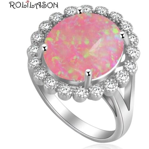 Charming Purple fire Opal silver plated Ring Wholesale & Retail Fashion Jewelry Birthday Gift Rings USA size #7 #8 #9 OR571