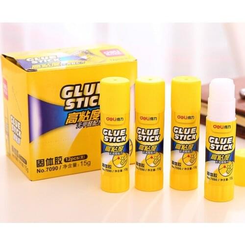 Wholesale Strong Adhesive Sticks Solid Glue Cute Children Students Solid Glue Sticks School Glue School Supplies 10 pcs