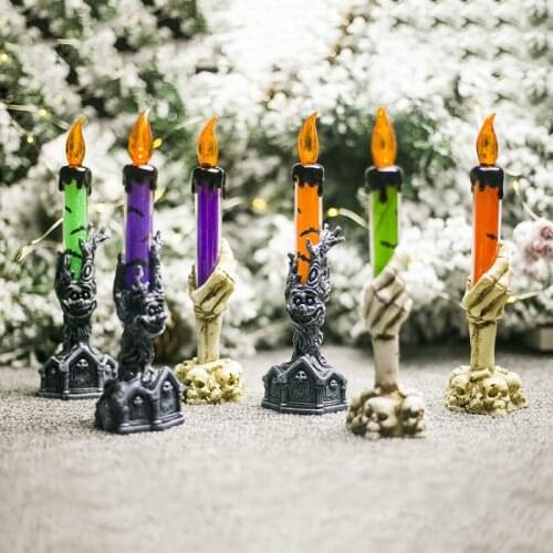 Resin Candle Holder Bar Party Living Room Decoration Home Decoration Halloween Party DIY Decoration Candlestick