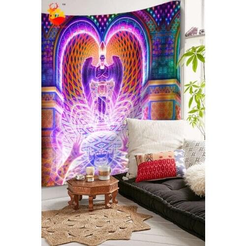 Simple Creative Wish Tapestry Animation Wall Decoration Beach Towel
