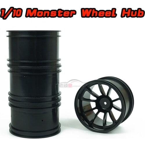 1/10 RC Parts Remote Control Model Car Monster Bigfoot Plus Wheel Hub Rims Wheels Tire for 94111 94188 FS