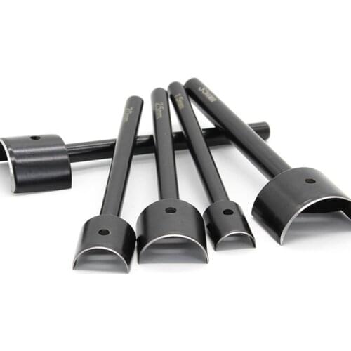 15-45mm Leather Cutter Punching Tools Steel Half-Round Leather Corner Belt Strap Wallet Bag Cutter Kits Leather Punch Tool