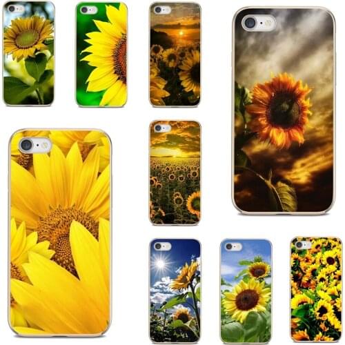 Sunflower Silicone Phone Shell Case For Samsung Galaxy A9 A8 Star Lite A3 A5 A7 A6 Plus 2018 2015 2016 2017