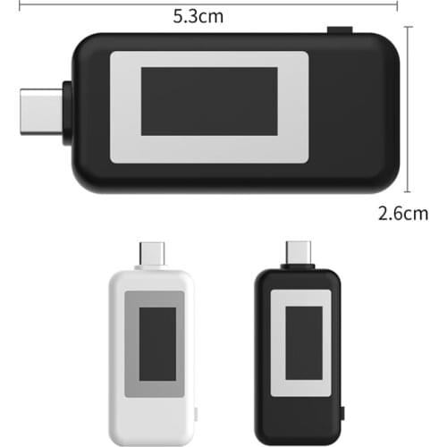 Type-C Tester Multifunctional Usb Detector Bidirectional Current and Voltage DC Digital Display Voltmeter Ammeter