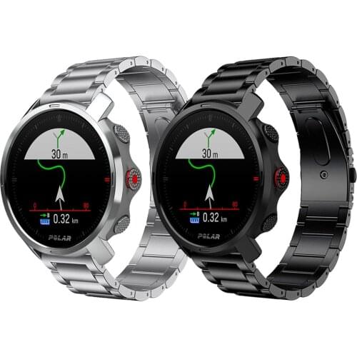 Titanium Strap For POLAR Grit X Wristband for POLAR Vantage M2 & M Watch Band Watchbands Metal Stainless steel clasp Bracelet