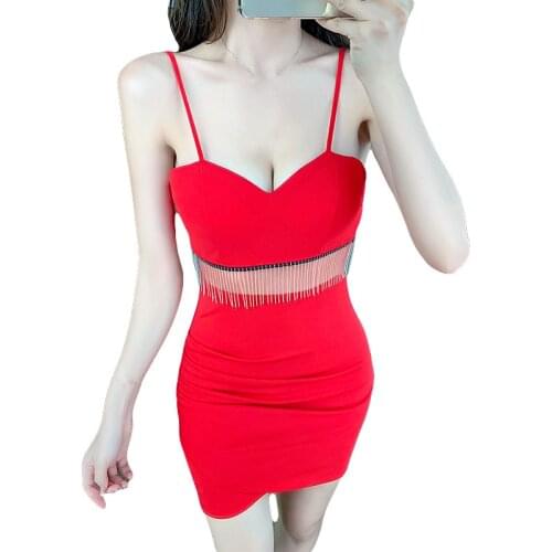 ZC2948 2021 summer new women fashion sexy low-bust backless slim mesh gauze splicing dress cheap wholesale