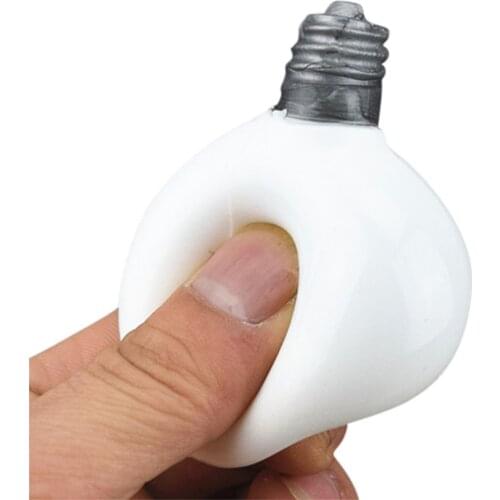 10ml Squeeze Toys Light Bulb Cream Scented Sticky Slow Rising Press Strap Stress Relieve Decompression Toys Antistress