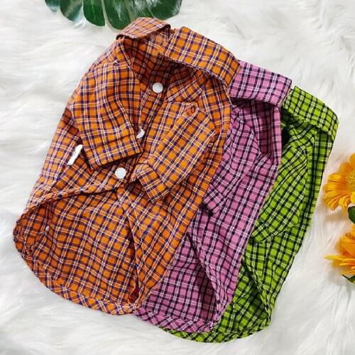 2021 New Summer Dog Shirt Cat Puppy Outfits Small Dog Clothes Yorkshire Pomeranian Shih Tzu Poodle Bichon Schnauzer Clothing