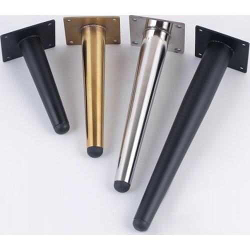 4pcs Stainless steel bedside cabinet leg sofa leg tea table leg TV cabinet leg bed leg support cabinet leg 15/20/25/30cm