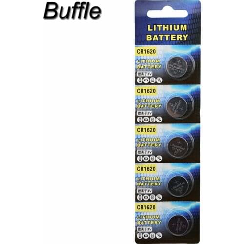 5pcs/lot CR1620 3V BR1620 DL1620 Car Remote Control Batteries Anti-theft Alarm Key Electronic Dictionary Lithium-ion Battery
