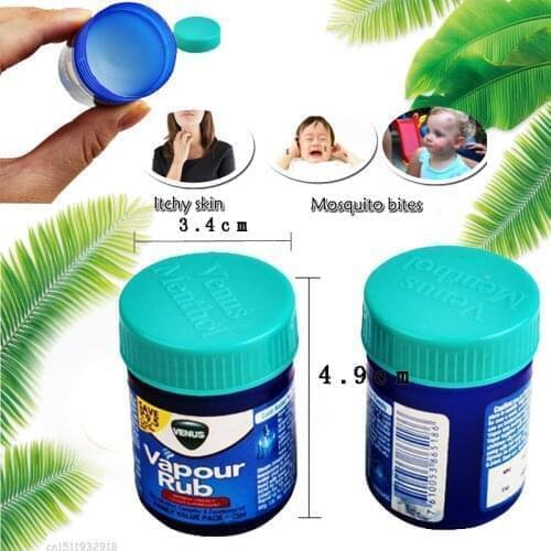 10pcs Vapour White Cooling Balm Ointment For Anti Mosquito Headache Toothache Stomachache Dizziness Essential Balm Oil Tiger Bal