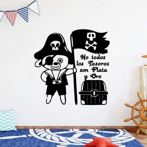 Beauty No todos los tesoros Wall Art Decal Decoration Fashion Sticker For Kids Rooms Decoration Waterproof Wall Art Decal