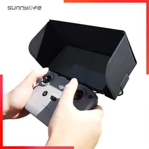 For DJI Mavic Air 2S/Air 2/Mini 2 Remote Control Mobile Phone Hood Foldable anti-glare Lens sun hood Sunshade Drone Accessories