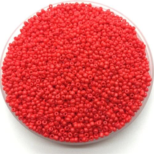 2mm 3mm 4mm Red Charm Czech Glass Seed Beads DIY Bracelet Necklace For Jewelry Making DIY Accessories