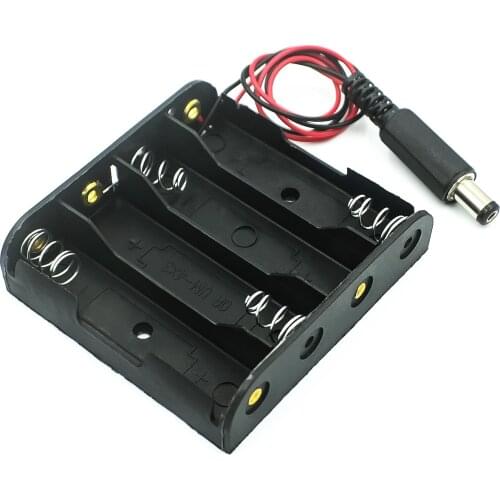 Battery case for 4pcs AA battery Arduin