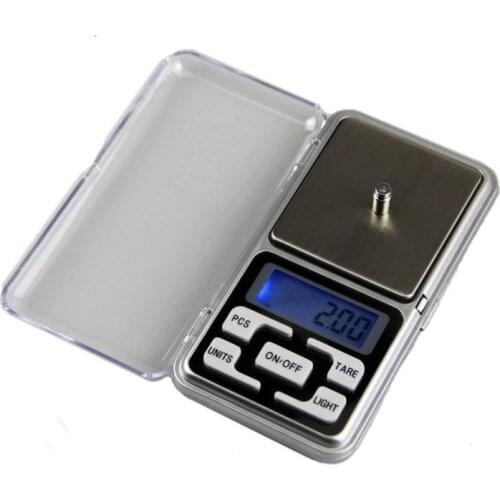 Free DHL 100pcs/lot 200g/0.01g digital pocket scale LCD display blue backlight