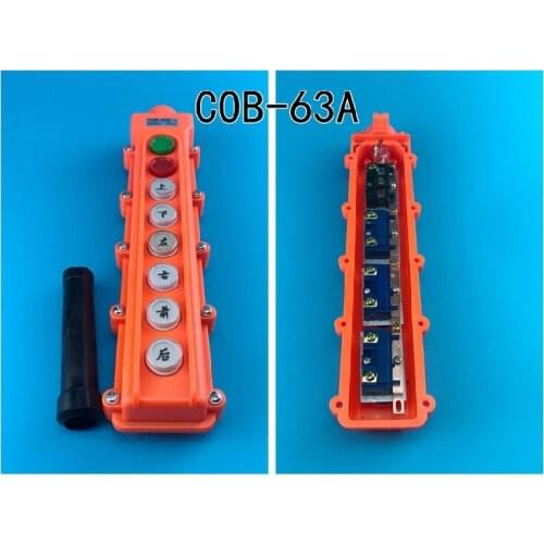 Cob-61 62a63a rain proof crane button traveling switch lifting button switch with emergency stop switch