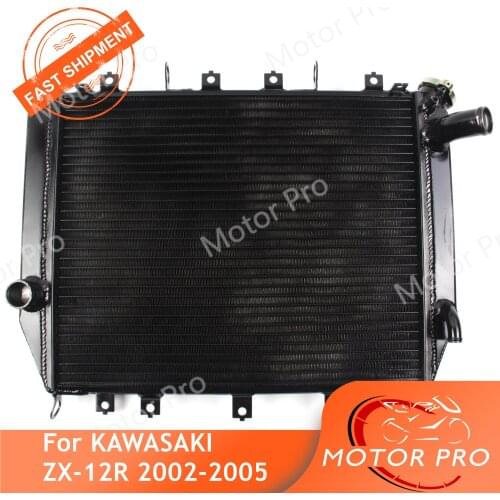 For Kawasaki Ninja ZX12R 2002-2005 Water Radiator Cooling Cooler Motorcycle Accessories ZX-12R ZX 12R 2002 2003 2004 2005